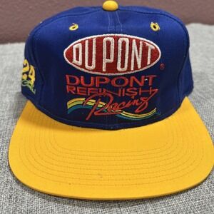 NWT VTG 1996 Jeff Gordon Hat Cap Snapback NASCAR Blue Dupont Refinish Racing #24